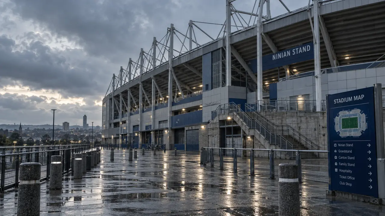 Cardiff City Stadium exterior in Leckwith