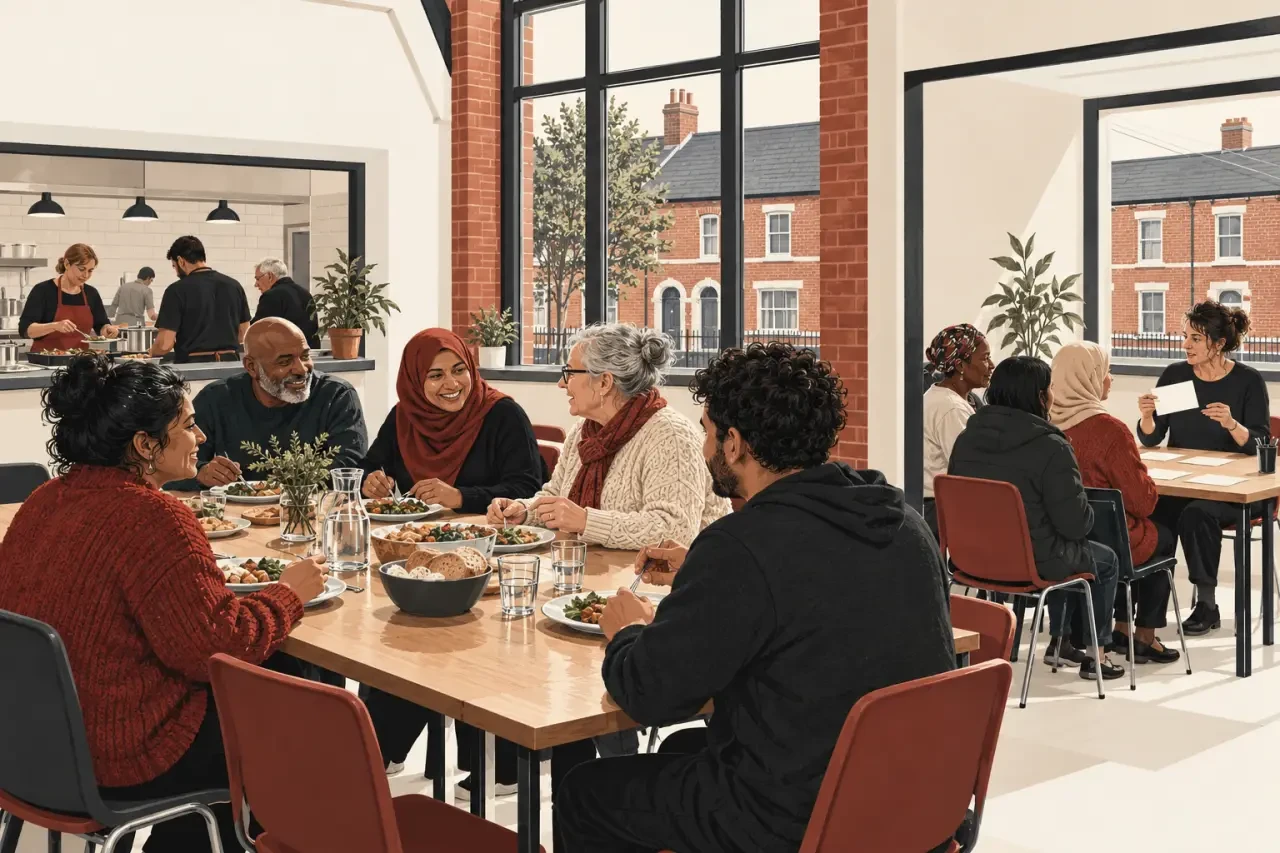 Oasis Cardiff community centre in Splott supporting refugees and asylum seekers